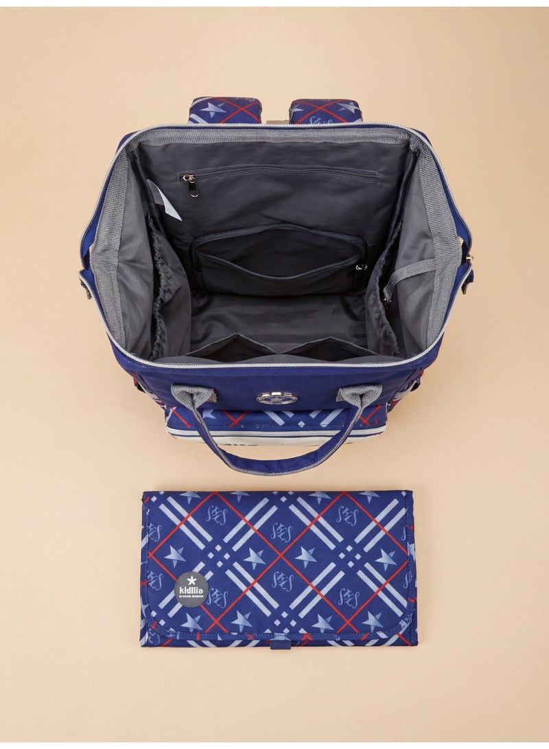 Kidilo Premium Multi-Function Diaper Bag Backpack with Portable Changing Mat, Waterproof Large Capacity Travel Organizer for Mom and Dad - Image 4